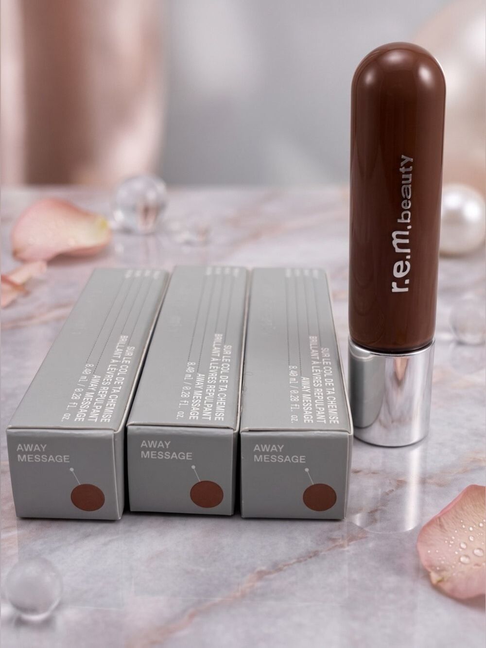 REM Beauty On Your Collar Plumping Lip Gloss Away Message Set of 3